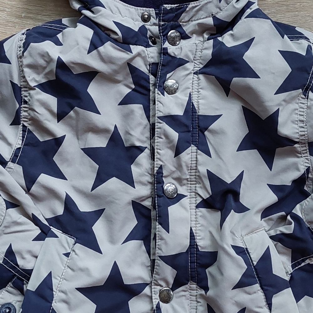Mini Boden fleece star coat 5-6 years - Picture 8 of 16